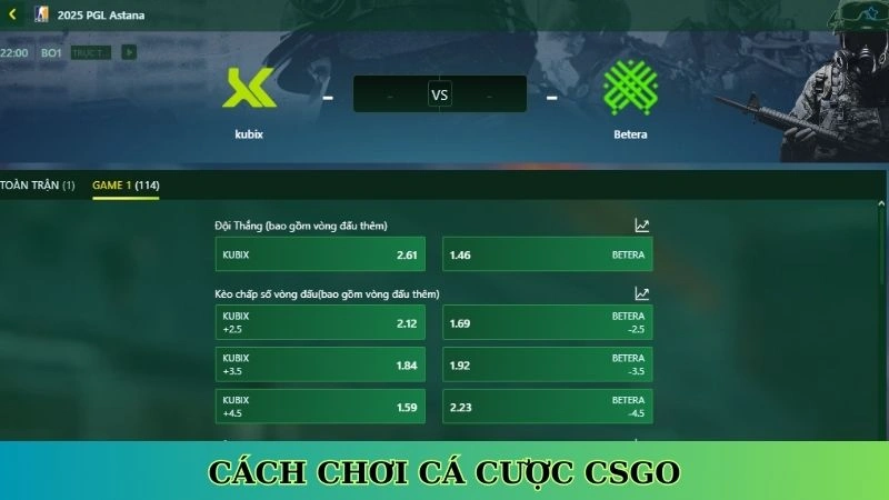 Cách chơi cá cược CSGO Cách chơi cá cược CSGO