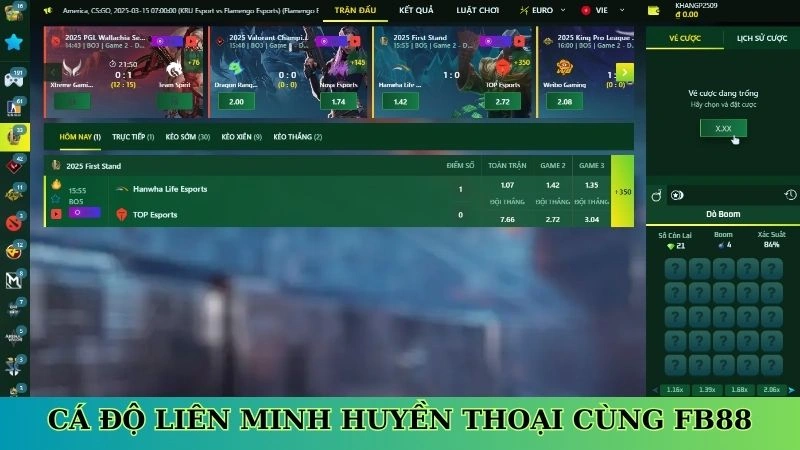 Cá độ Liên Minh Huyền Thoại cùng Fb88 Cá độ Liên Minh Huyền Thoại cùng Fb88