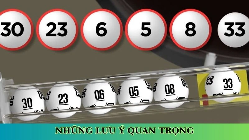 Những lưu ý quan trọng