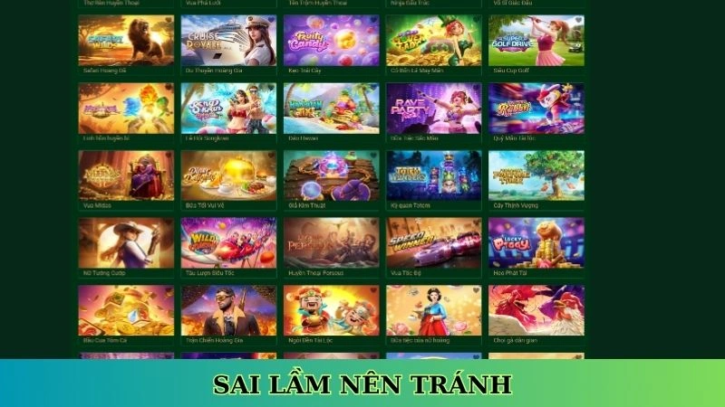 Sai lầm nên tránh khi chơi quay hũ đổi thưởng Sai lầm nên tránh khi chơi quay hũ đổi thưởng
