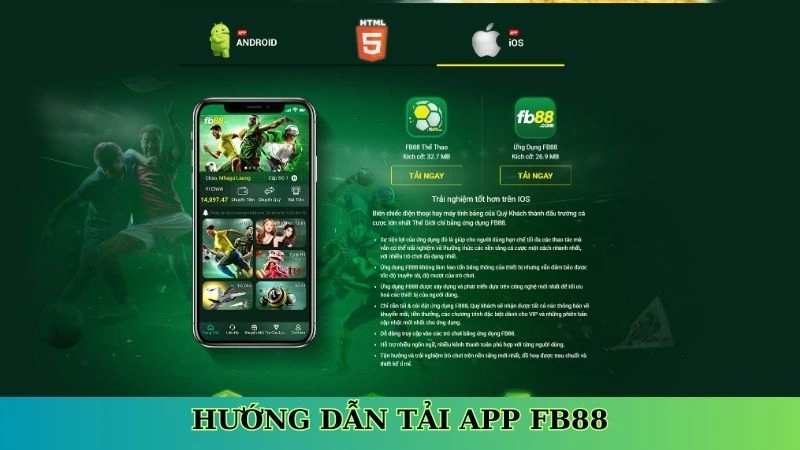 Hướng dẫn tải app Fb88