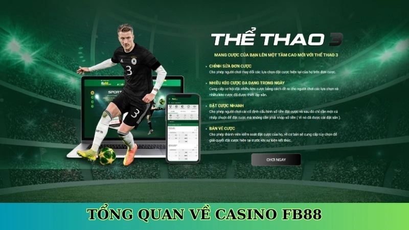 Đôi nét về sảnh thể thao Fb88