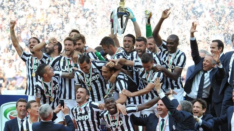 Đội bóng Juventus vô địch Series A nhiều nhất