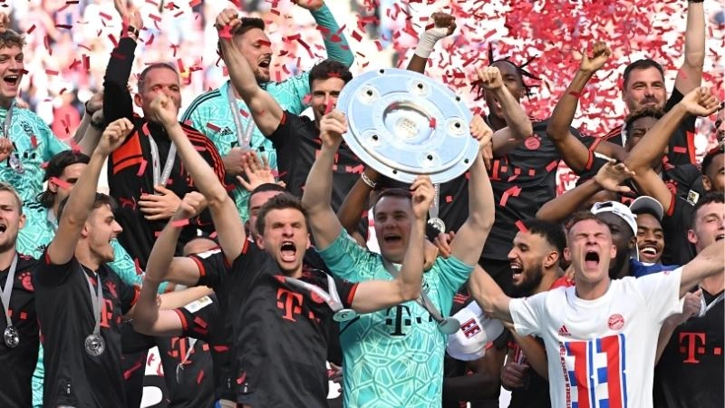 Đội bóng Bayern Munich nhiều lần nằm trong top đội bóng vô địch Bundesliga nhiều nhất Đội bóng Bayern Munich nhiều lần nằm trong top đội bóng vô địch Bundesliga nhiều nhất
