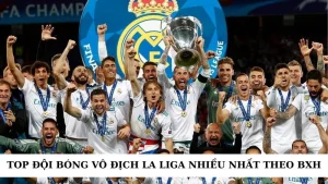top đội bóng vô địch La Liga nhiều nhất