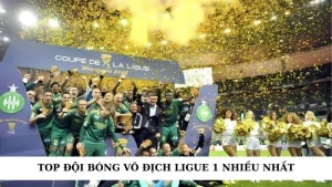 top đội bóng vô địch Ligue 1 nhiều nhất